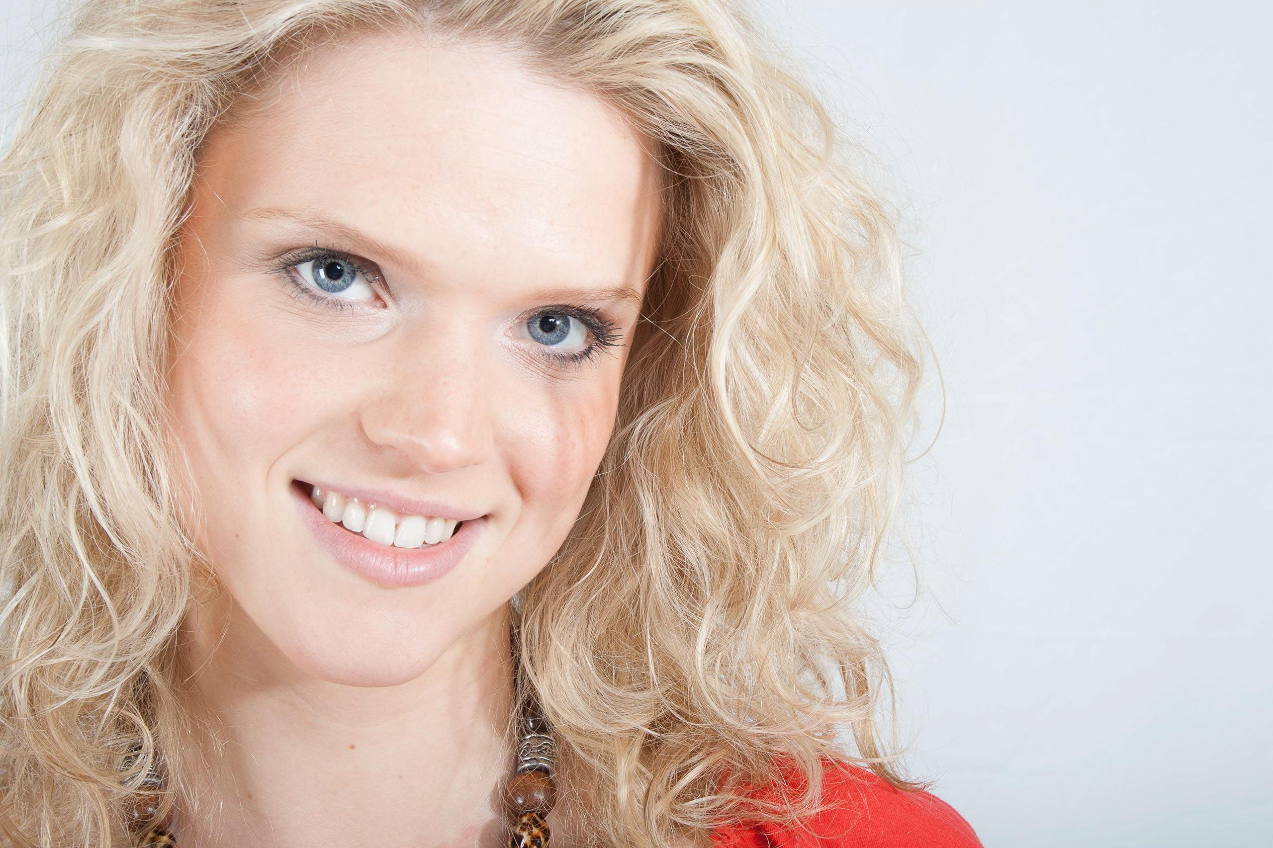 Studio-Portrait eines GNTM-Models